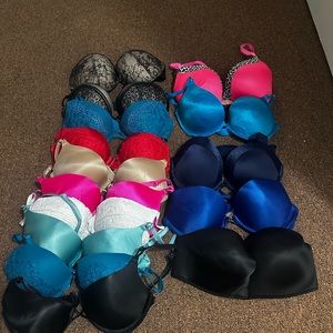 Victoria secret bombshell and so obsessed bras